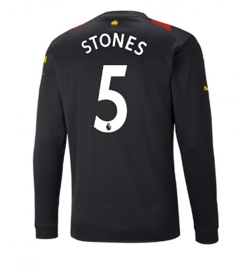 Manchester City John Stones #5 Bortatröja 2022-23 Långa ärmar